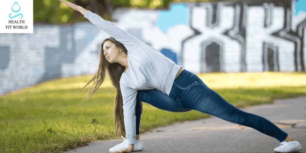 extended side angle pose